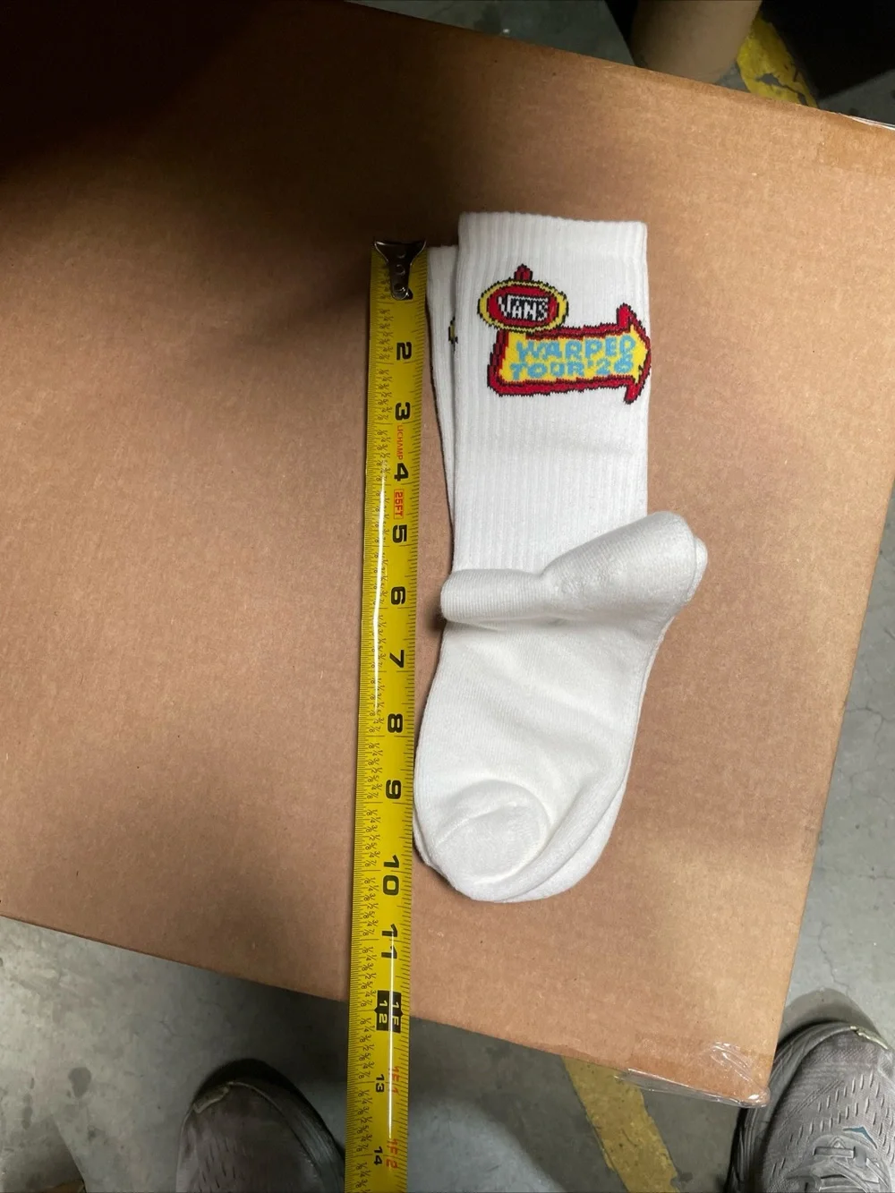 Vans Warped Tour 2026 White Socks Merch